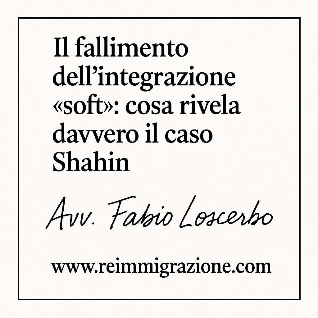 Il fallimento dell’integrazione “soft”: cosa rivela davvero il caso Mohamed Shahin Imam di Torino