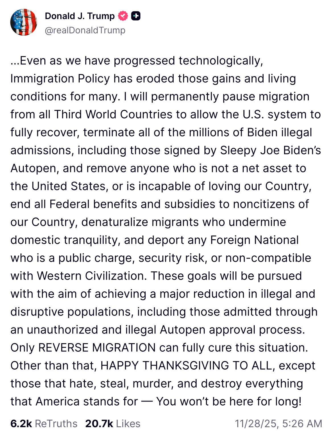 Trump: “Only Reverse Migration”. Inizia una nuova fase della politica migratoria globale
