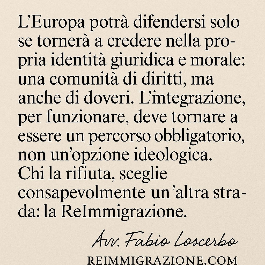 Dalla teoria di Gilles Kepel al paradigma “Integrazione o ReImmigrazione”: difendere l’idea di Occidente dalla crisi dell’integrazione