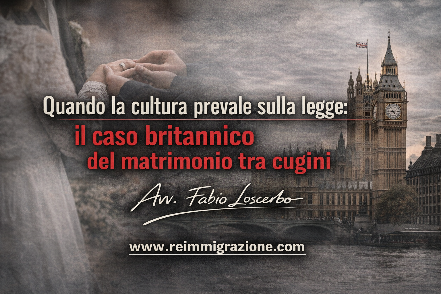 Quando la cultura prevale sulla legge: il caso britannico del matrimonio tra cugini