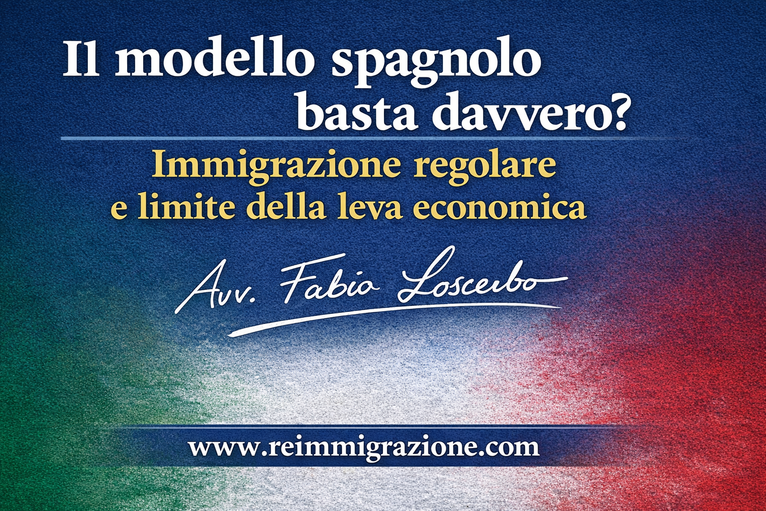 Il modello spagnolo basta davvero? Immigrazione regolare e limite della leva economica