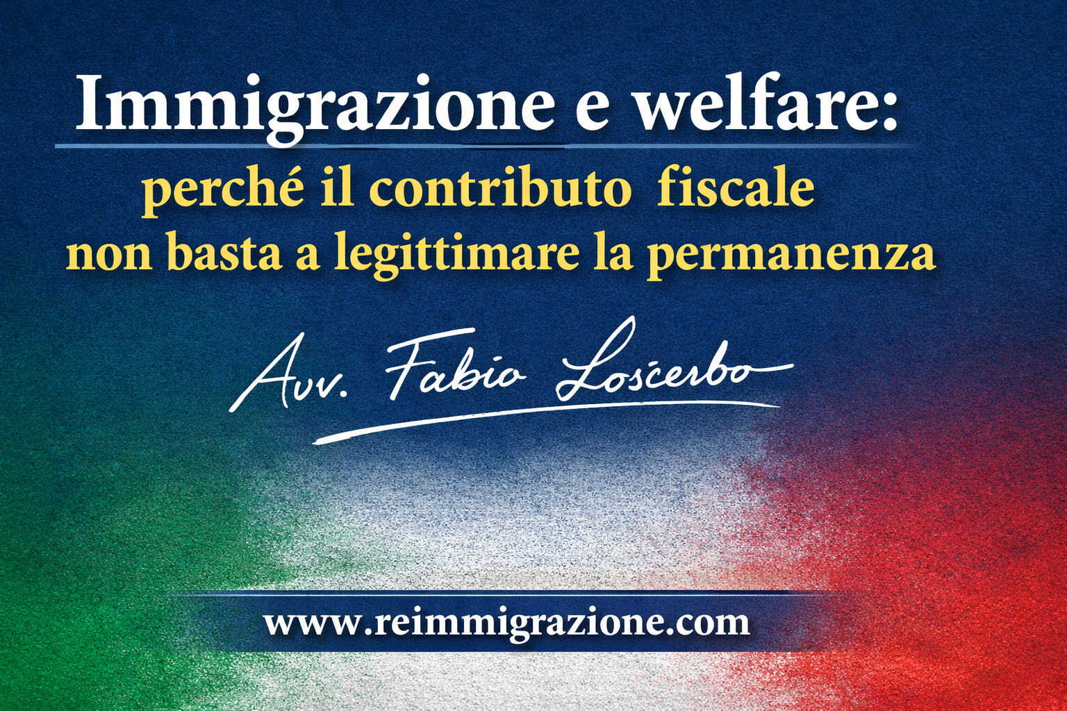 Immigrazione e welfare: perché il contributo fiscale non basta a legittimare la permanenza