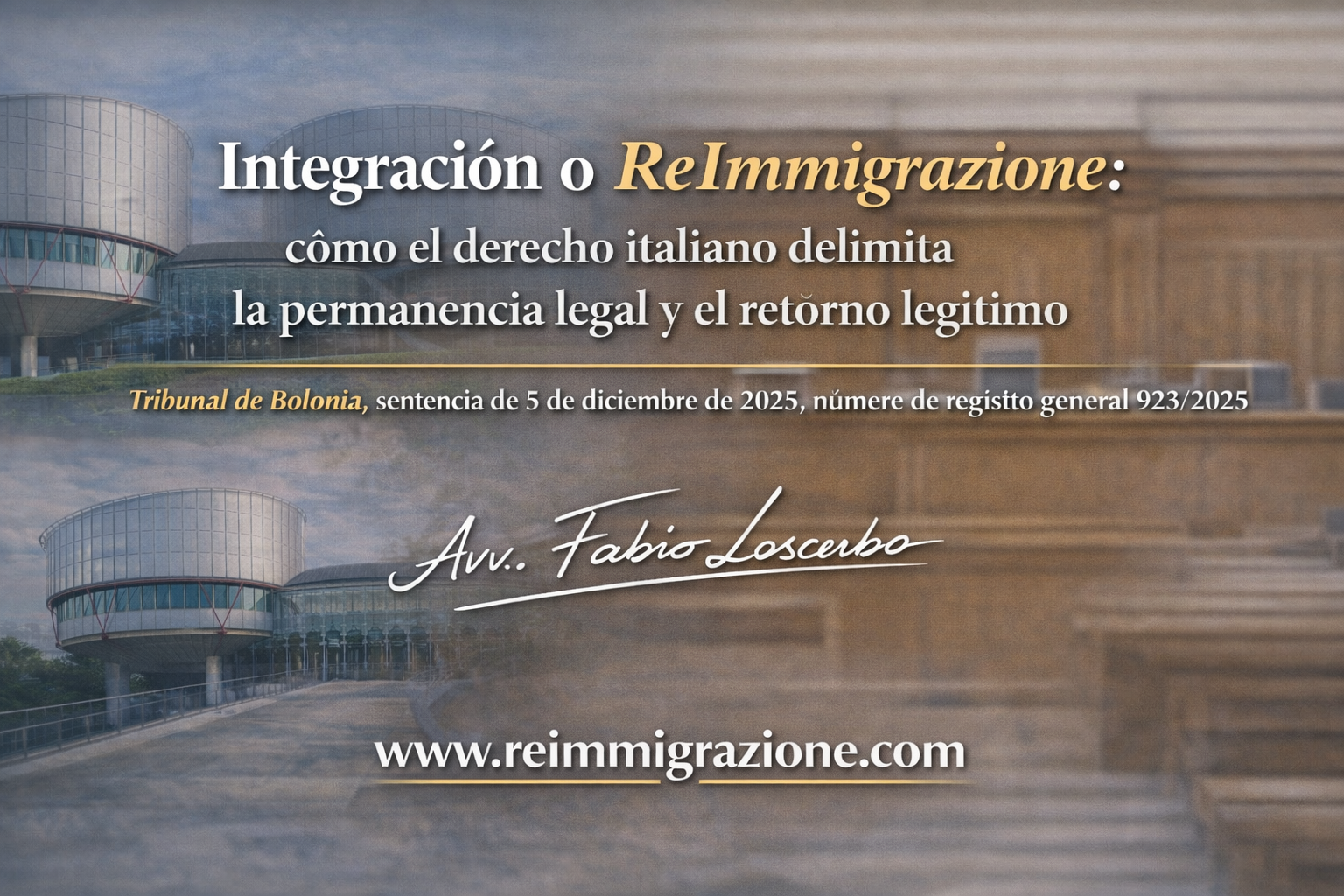 Integración o ReImmigrazione: cómo el derecho italiano delimita la permanencia legal y el retorno legítimo