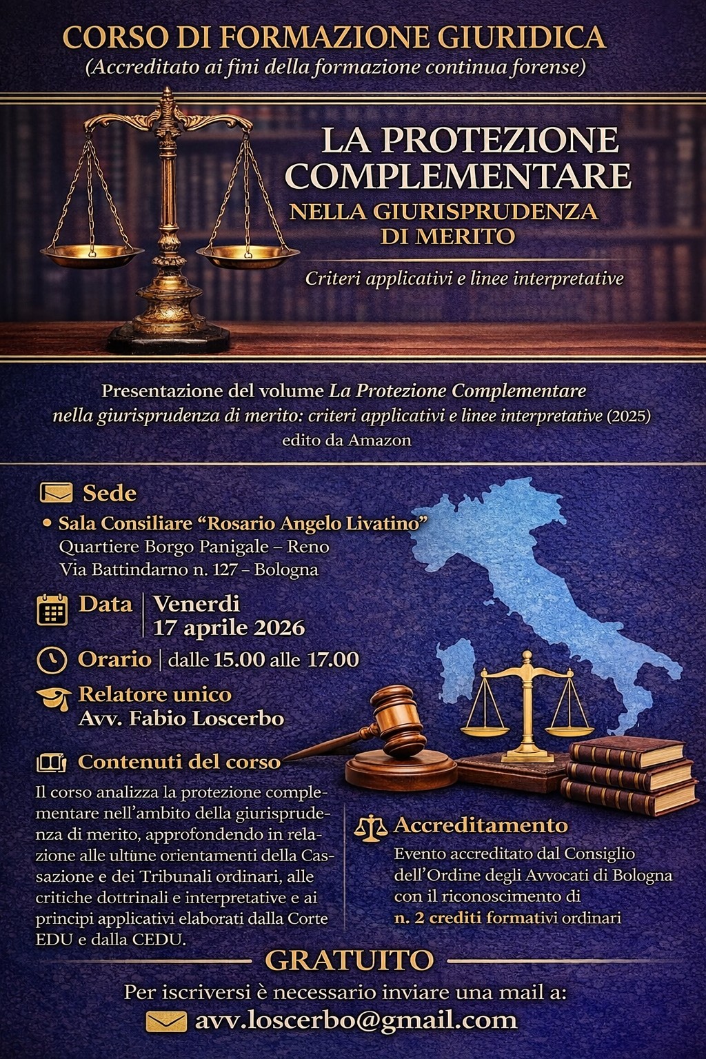 Continuing Legal Education on Complementary Protection: An Italian Perspective for a U.S. Legal Audience