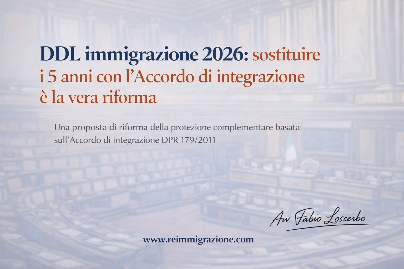 DDL immigrazione 2026: sostituire i 5 anni con l’Accordo di integrazione è la vera riforma