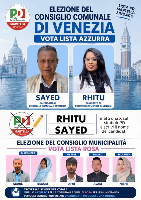 Elezioni Comunali di Venezia 2026: quando il voto di comunità segnala un fallimento dell’integrazione