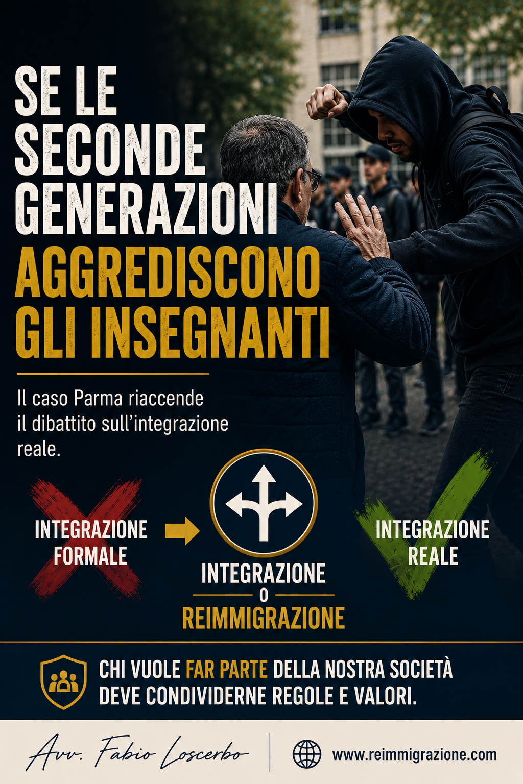 Se le seconde generazioni aggrediscono gli insegnanti