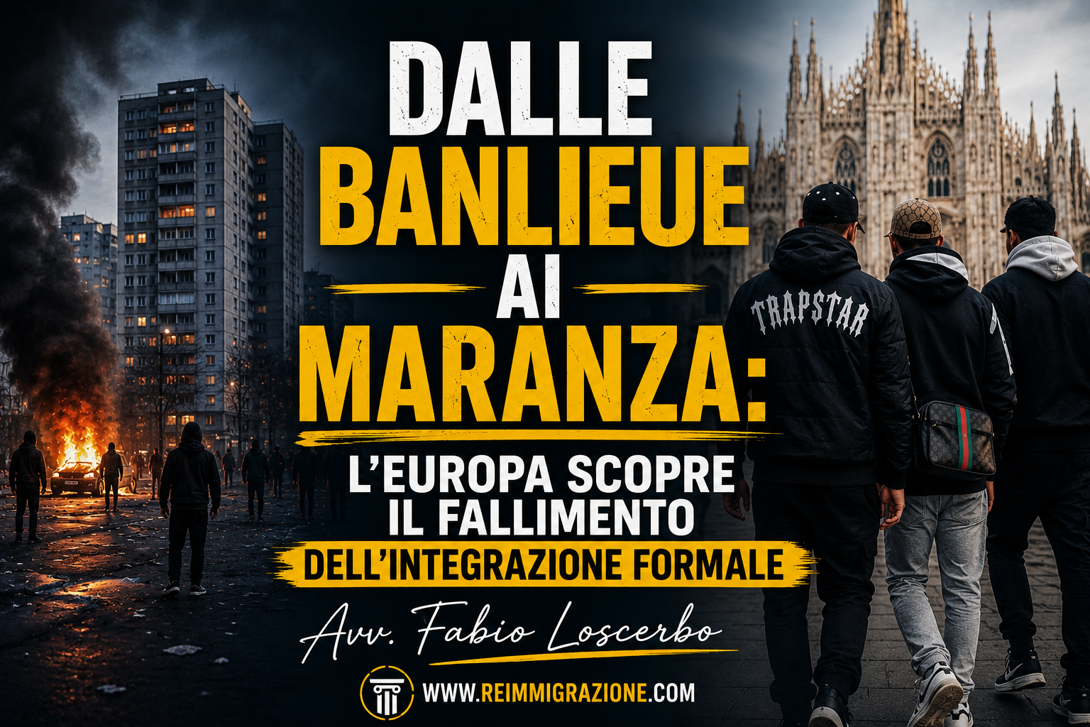 Dalle banlieue ai maranza: l’Europa scopre il fallimento dell’integrazione formale