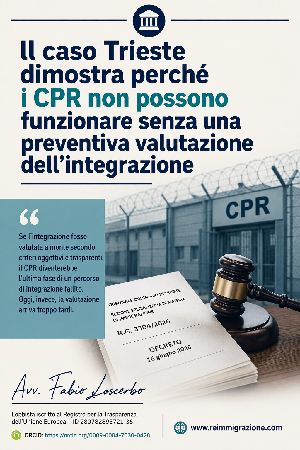 Il caso Trieste dimostra perché i CPR non possono funzionare senza una preventiva valutazione dell'integrazione