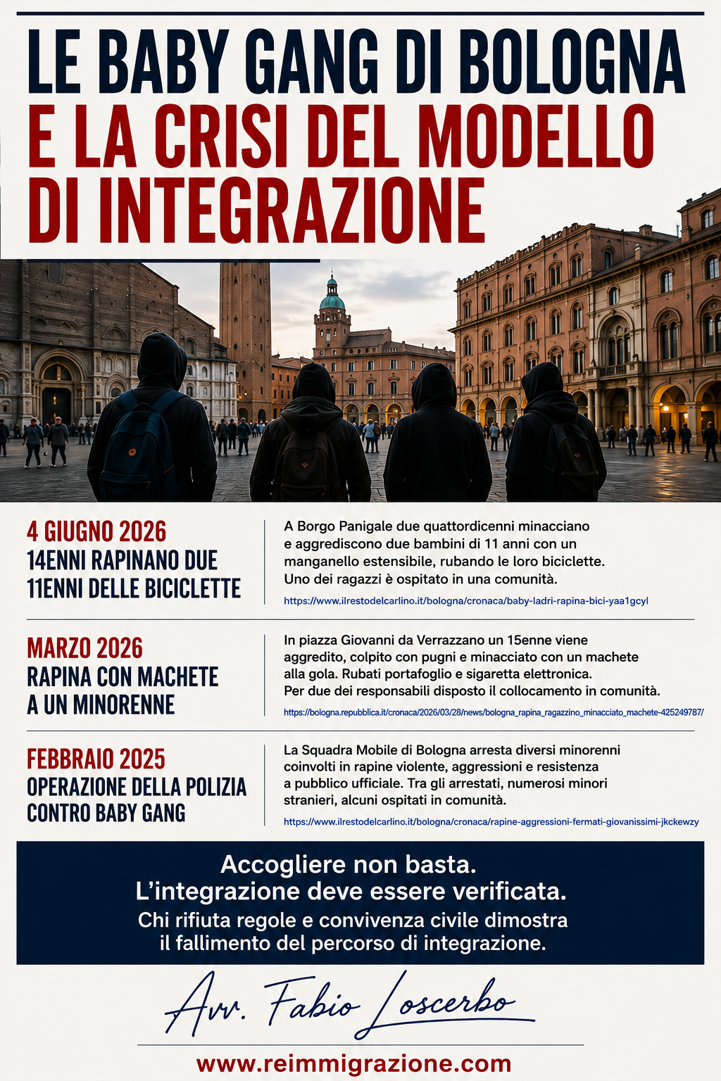 Le baby gang di Bologna e la crisi del modello di integrazione