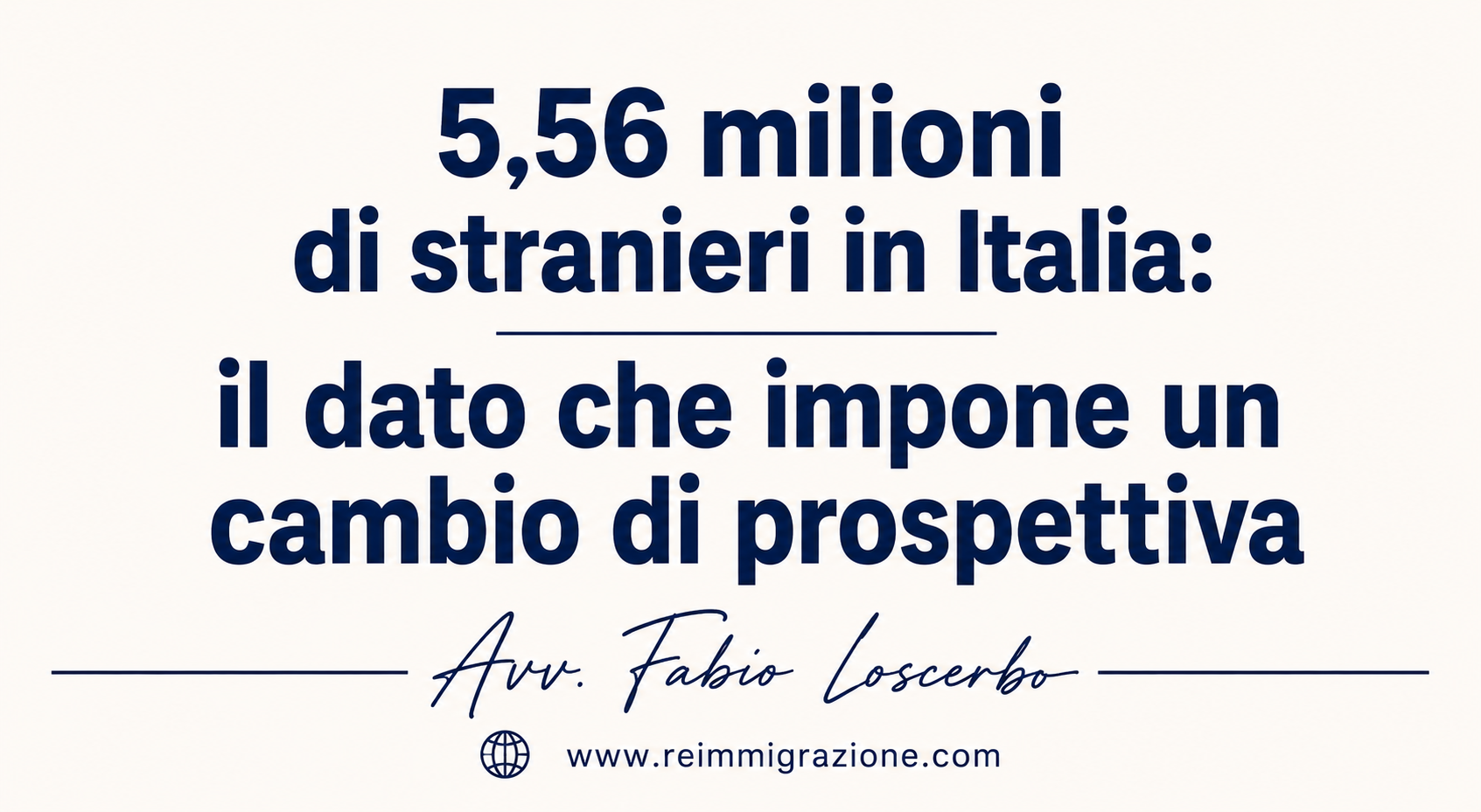5,56 milioni di stranieri in Italia: il dato che impone un cambio di prospettiva