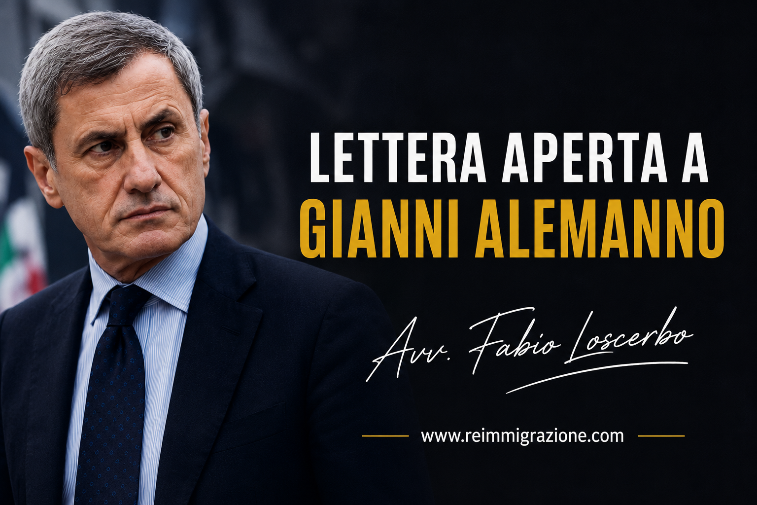 Lettera aperta a Gianni Alemanno