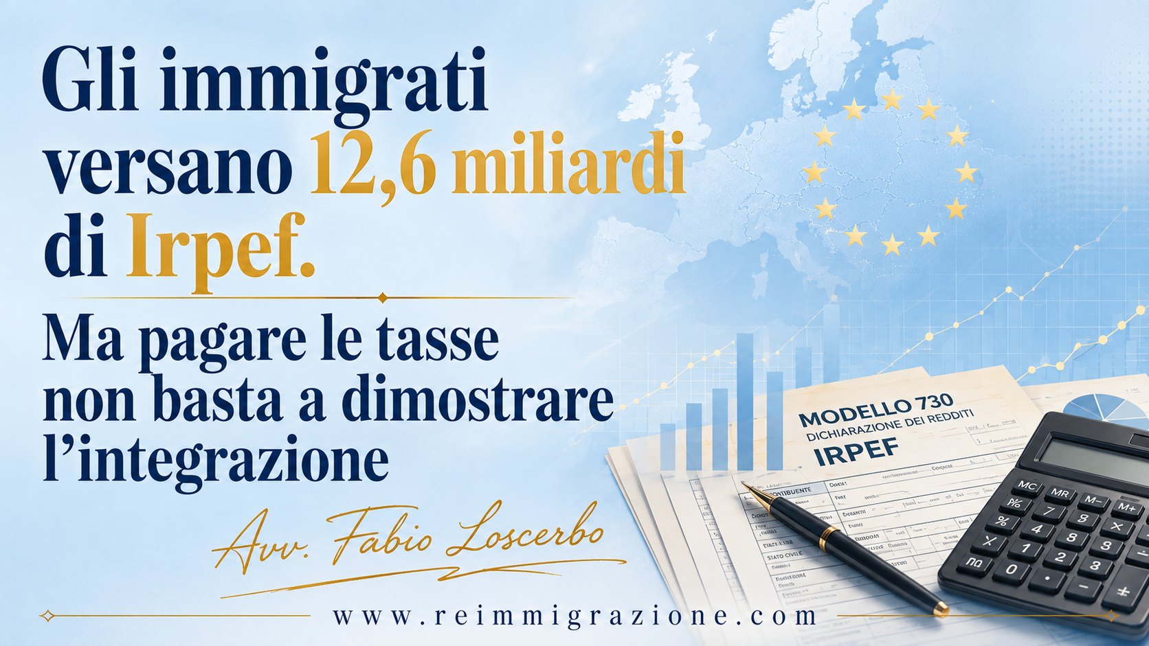 Gli immigrati versano 12,6 miliardi di Irpef. Ma pagare le tasse non basta a dimostrare l’integrazione