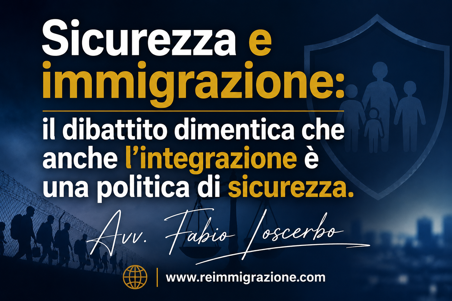 Sicurezza e immigrazione: il dibattito dimentica che anche l'integrazione è una politica di sicurezza
