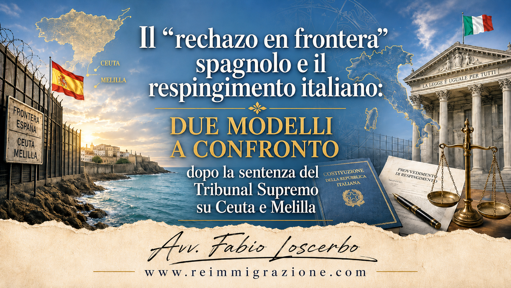 Il “rechazo en frontera” spagnolo e il respingimento italiano: due modelli a confronto dopo la sentenza del Tribunal Supremo su Ceuta e Melilla